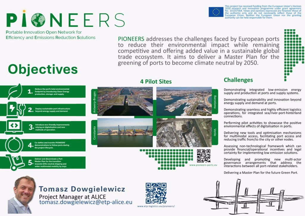 PIONEERS project objectives and pilot sites
