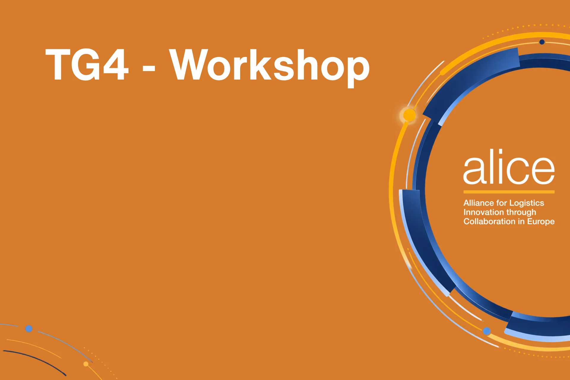 TG4 Workshop banner website